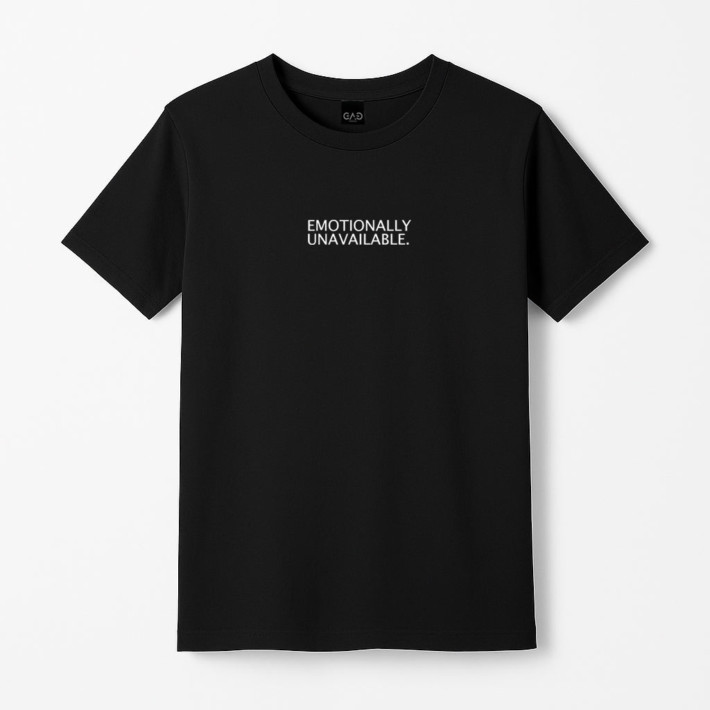 EMOTIONALLY UNAVAILABLE UNISEX T-SHIRT | CROP TOP